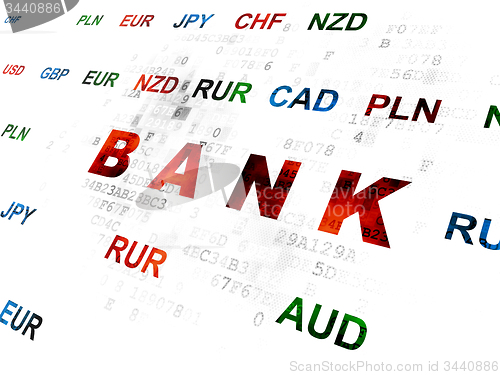 Image of Banking concept: Bank on Digital background