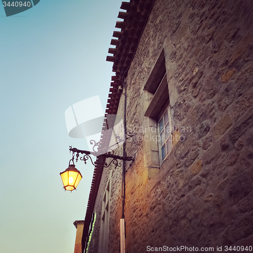 Image of Old stone building with lantern