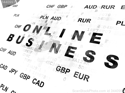 Image of Business concept: Online Business on Digital background