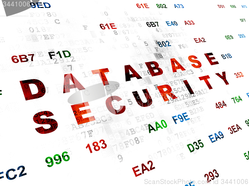 Image of Security concept: Database Security on Digital background
