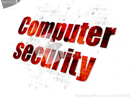 Image of Security concept: Computer Security on Digital background