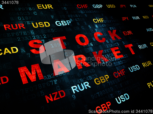 Image of Business concept: Stock Market on Digital background