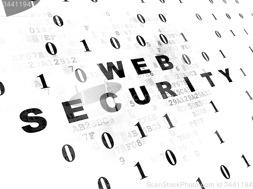 Image of Web design concept: Web Security on Digital background