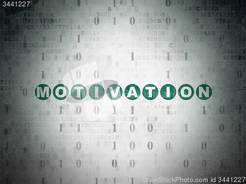 Image of Business concept: Motivation on Digital Paper background
