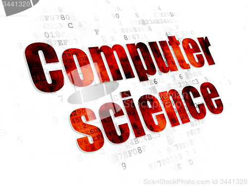 Image of Science concept: Computer Science on Digital background