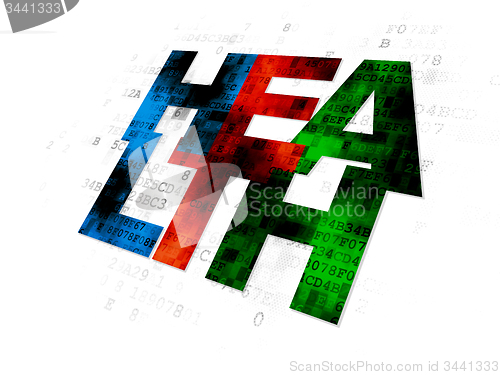 Image of Healthcare concept: Health on Digital background