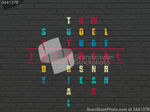 Image of Learning concept: word Tutorial in solving Crossword Puzzle