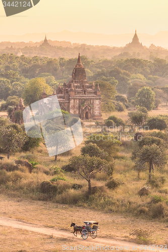 Image of Temples of Bagan, Burma, Myanmar, Asia.