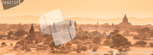 Image of Temples of Bagan, Burma, Myanmar, Asia.