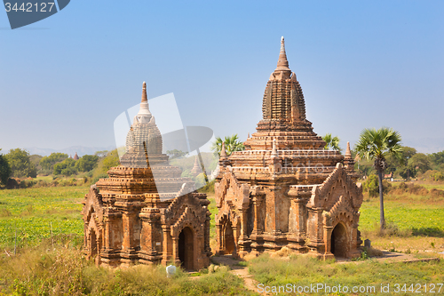 Image of Temples of Bagan, Burma, Myanmar, Asia.