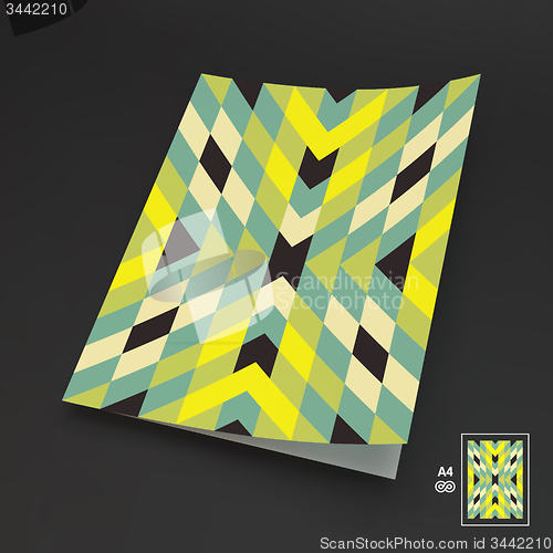 Image of Seamless Vector Background. A4 Business Blank. 