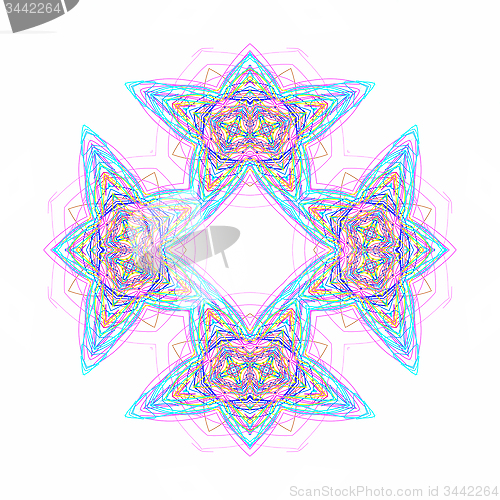 Image of Abstract color pattern shape