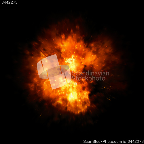 Image of explosion fire