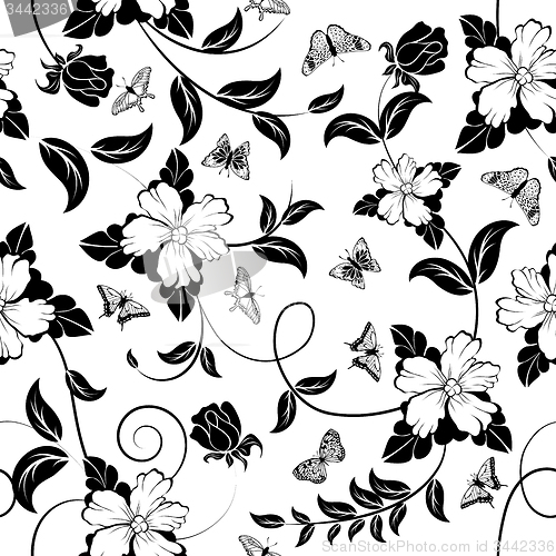 Image of Seamless Floral Pattern