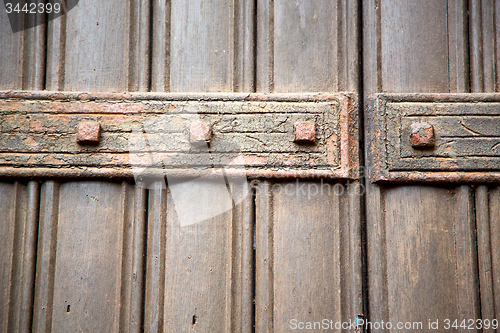 Image of in london antique brown  rusty  brass  light
