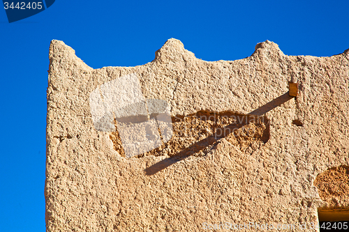 Image of moroccan old wall  