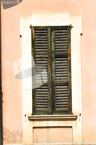 Image of orange europe  italy  lombardy       in  the milano old    