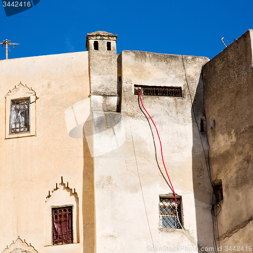 Image of morocco land construction and history in the sky