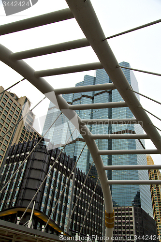 Image of  thailand  bangkok  modern building line  sky 