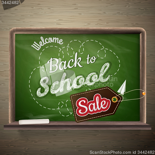 Image of School board Sale. EPS 10