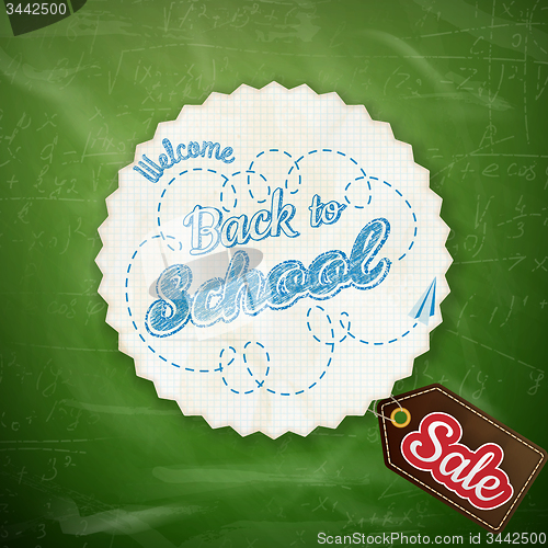 Image of School Sale Design. EPS 10