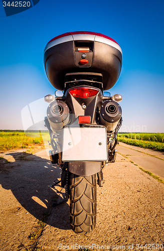 Image of Motorcycle on the road