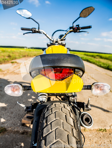 Image of Motorcycle on the road