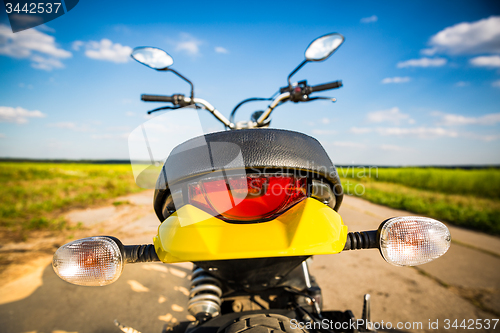 Image of Motorcycle on the road
