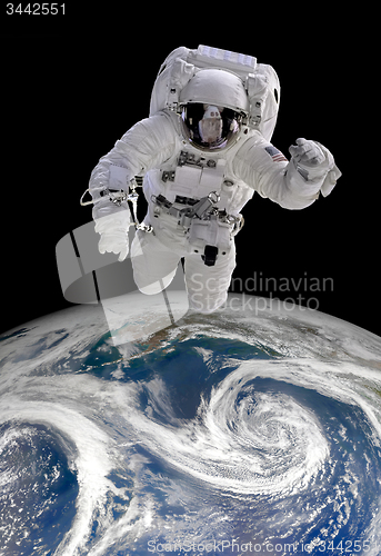 Image of Astronaut in outer space