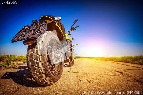 Image of Motorcycle on the road