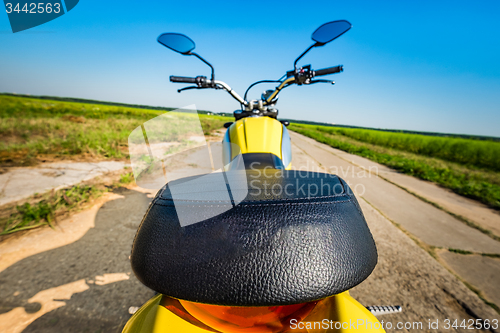 Image of Motorcycle on the road