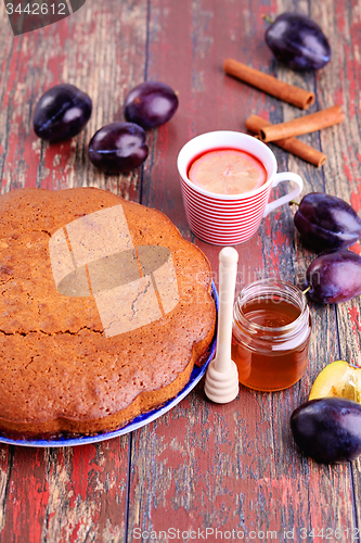 Image of plum cake