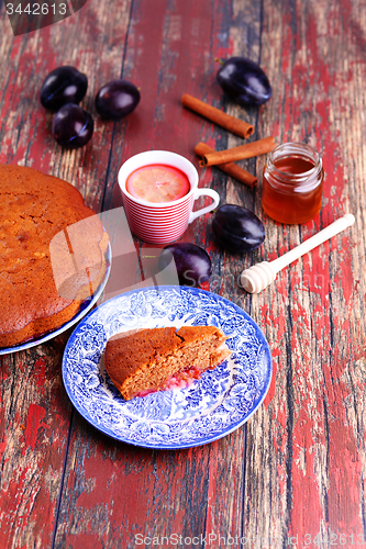 Image of plum cake