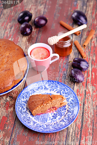 Image of plum cake