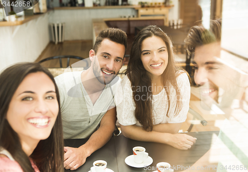 Image of Friends at the local coffee shop