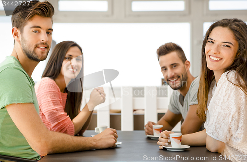 Image of Friends at the local coffee shop