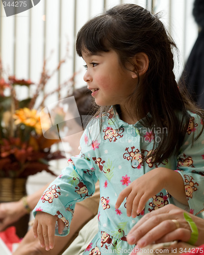 Image of Little three year old girl
