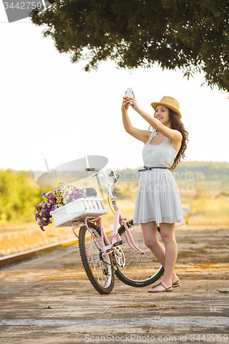 Image of Me and my bike on a selfie