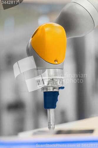 Image of Robotic arm closeup photo