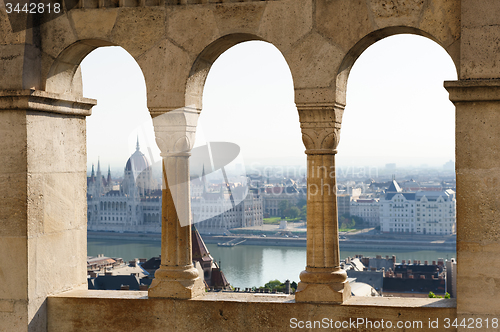 Image of Budapest, view from Buda side to Pest