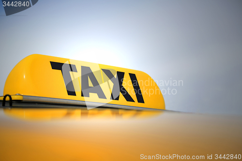 Image of Illuminated Taxi Sign