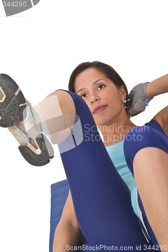 Image of Girl doing aerobics