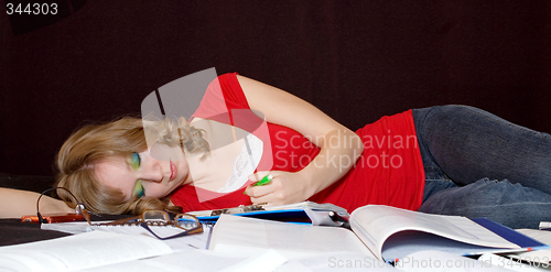 Image of Overwhelmed Student