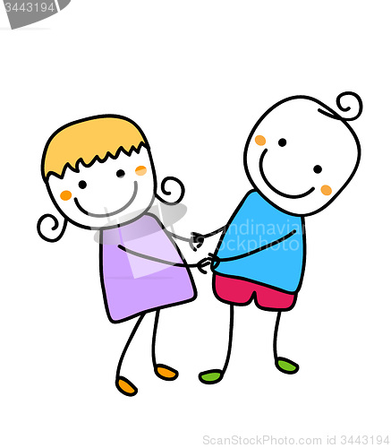 Image of girl and boy