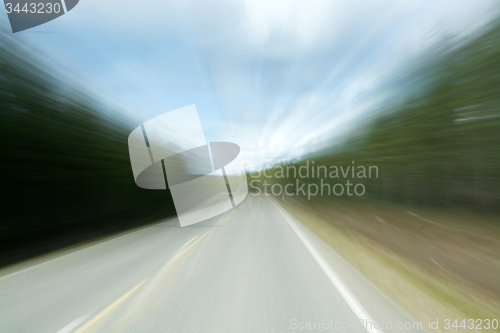 Image of Blurried View of a Driver