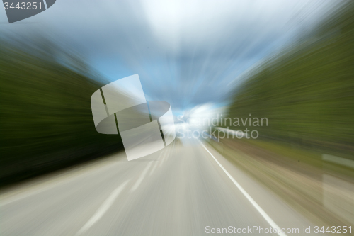 Image of Blurried View of a Driver