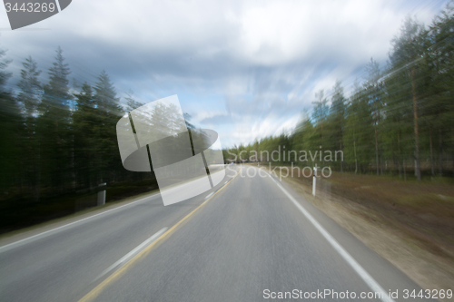 Image of Blurried View of a Driver