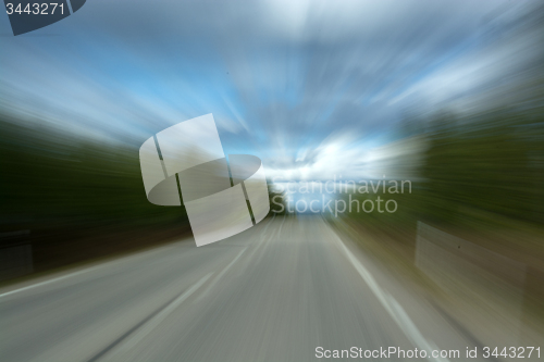 Image of Blurried View of a Driver