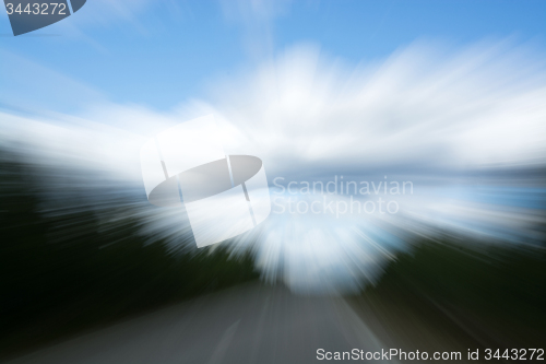 Image of Blurried View of a Driver