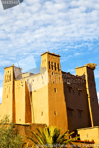 Image of africa in morocco   old contruction and  village